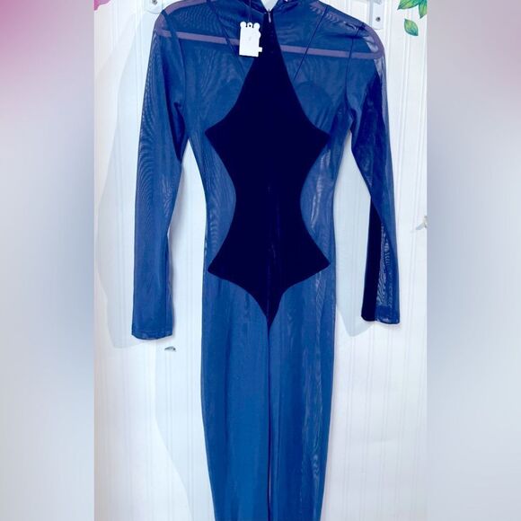 NWT Shane Justin mesh bodysuit Sz M - Picture 6 of 10